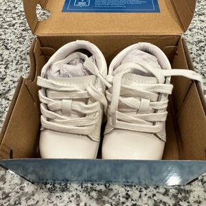 Stride Rite White Baby Walker Shoes